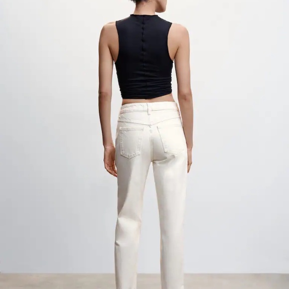 Mango MNG Denim Mom High-Waist Jeans sz 6 - Picture 12 of 12
